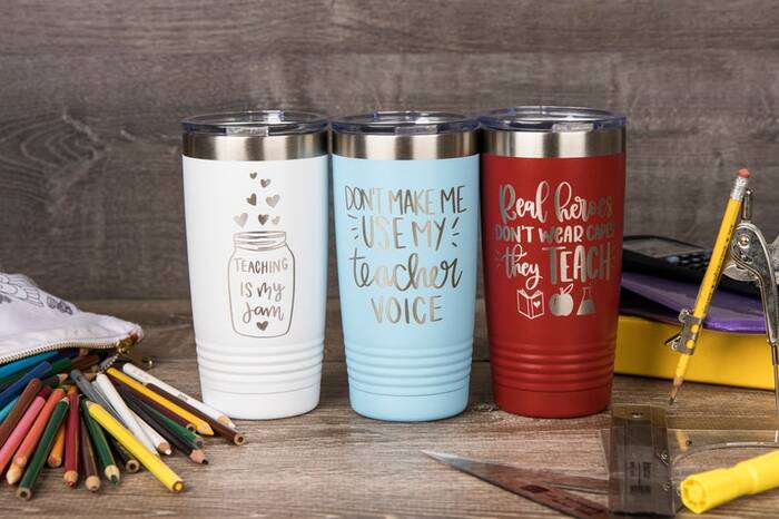 Personalized Tumblers - Valentine'S Gift For Teachers. 
