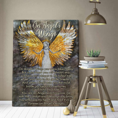 Canvas Print Angel's Wings For Wall Art Decor