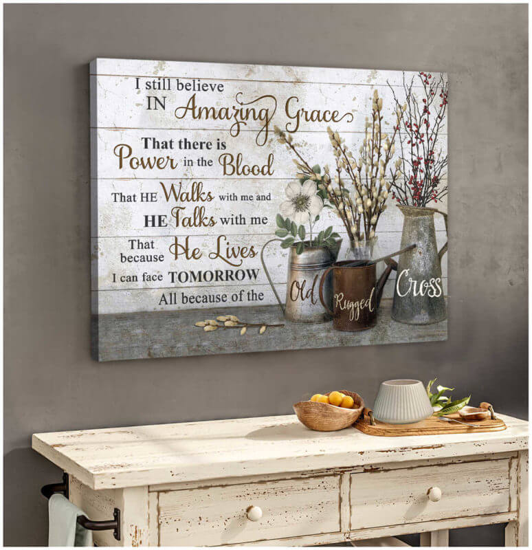 Ohcanvas Amazing Grace Worship Songs Canvas Wall Art - Oh Canvas