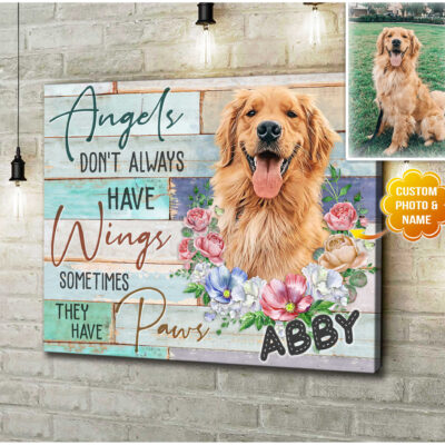 Custom Canvas Wall Art Angels Don't Always Have Wings