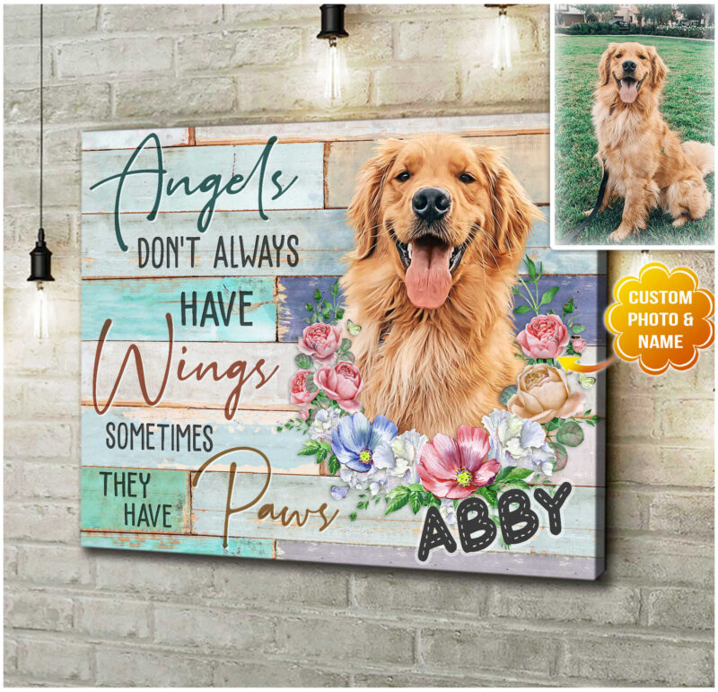 Custom Canvas Wall Art Angels Don'T Always Have Wings