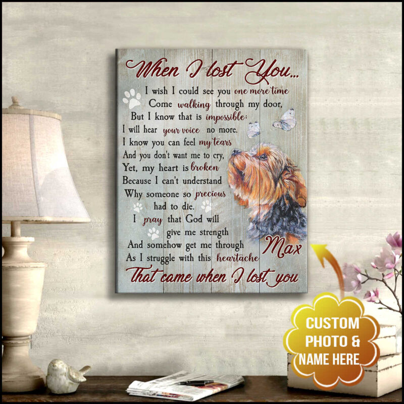 Wall Art Canvas Decor When I Lost You Illustration 1