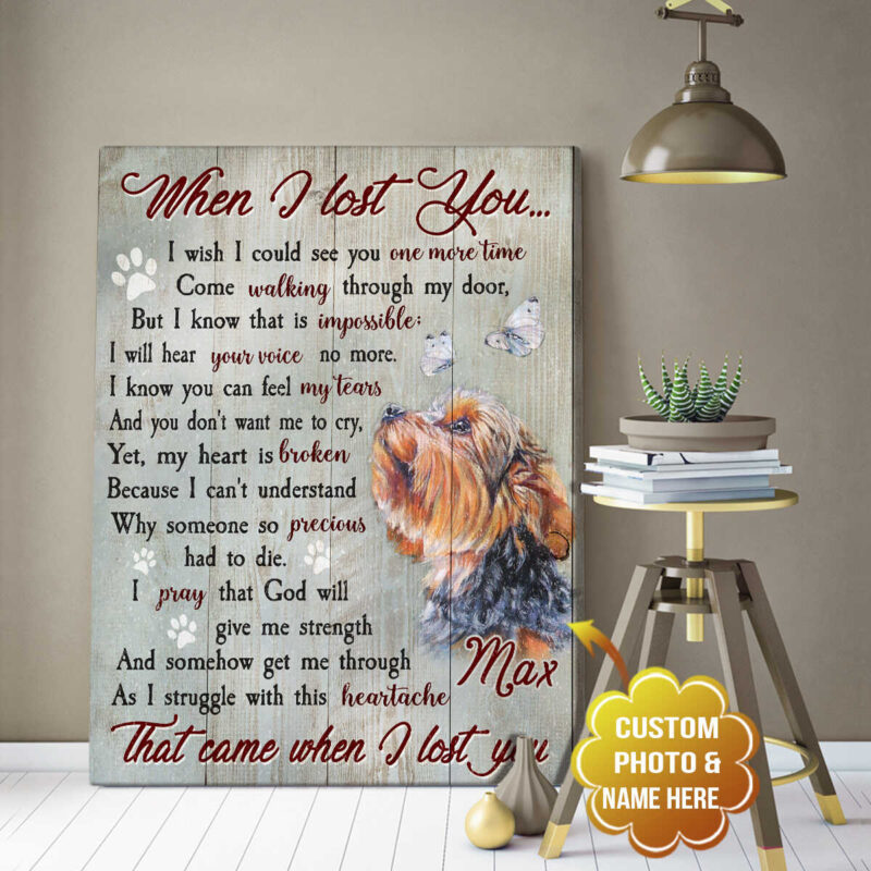 Wall Art Canvas Decor When I Lost You Illustration 4