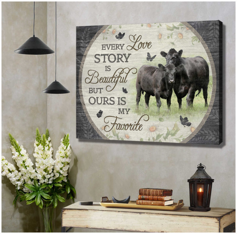 Ohcanvas Every Love Story Is Beautiful Canvas For Couple Wall Art Decor ...