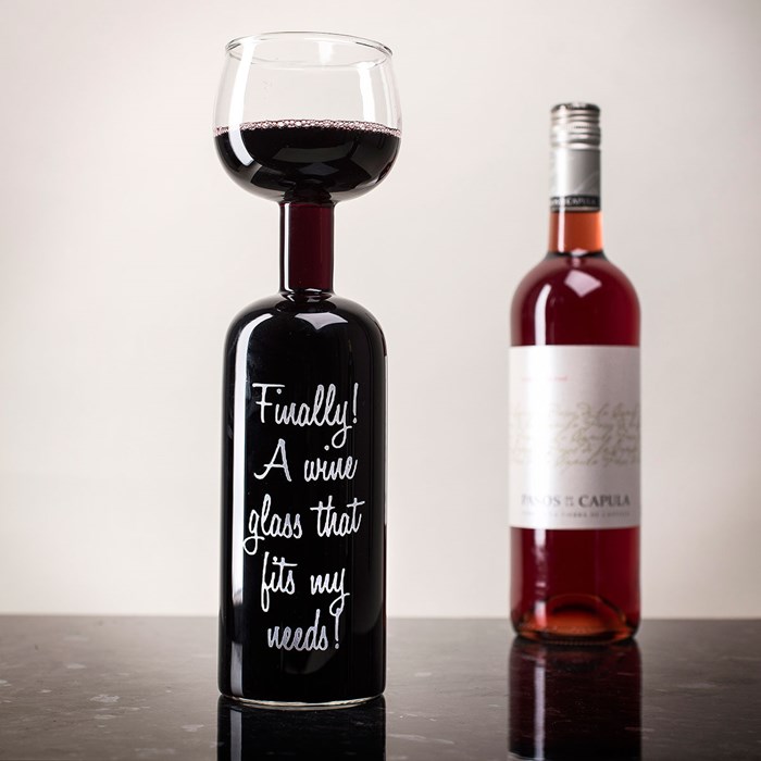 Wine Bottle Glasses - personalized gifts for sister