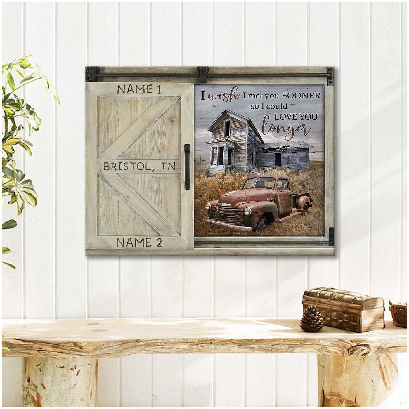 House and Home Canvas Banner – A Vintage Childhood