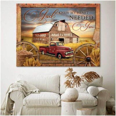 Custom Canvas Prints For Wall Decor As Wedding Anniversary Gifts