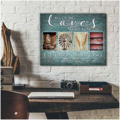 Custom Wall Canvas Prints For Wedding Anniversary Gifts
