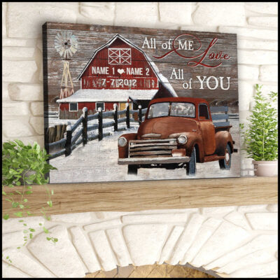 Personalized Canvas Wall Decor Print Gift For Your Husband