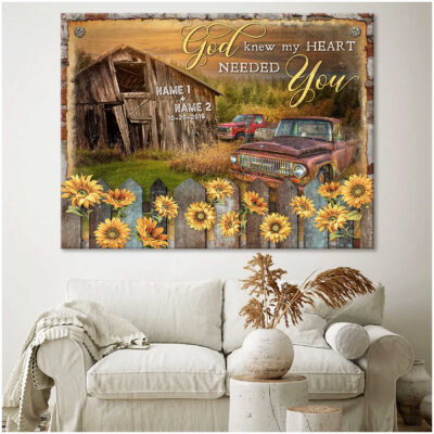 Customized Wall Decor Canvas Print Gift For Your Partner
