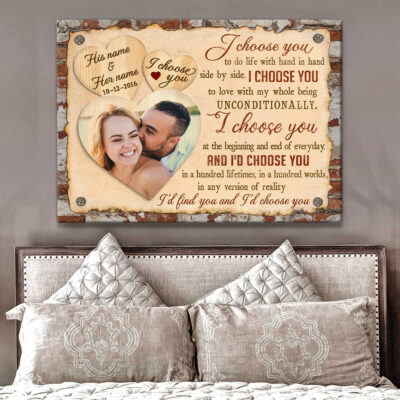 Custom Canvas Prints For Wall Decor As Wedding Anniversary Gifts