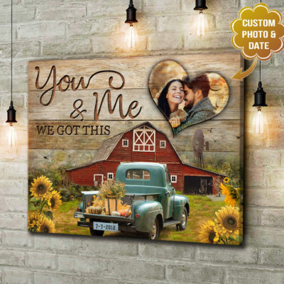 thumbnail image 2 of You And Me - We Got This - Canvas, Poster Custom Name Horse EV07162020 2 of 9