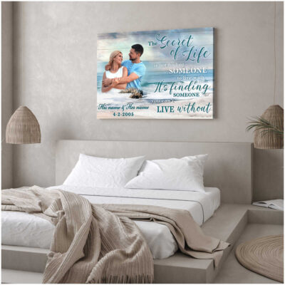 Custom Canvas Prints Personalized Gifts Wedding Anniversary Gifts Photo Gifts Beach House