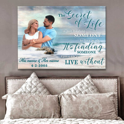 Custom Canvas Prints Personalized Gifts Wedding Anniversary Gifts Photo Gifts Beach House