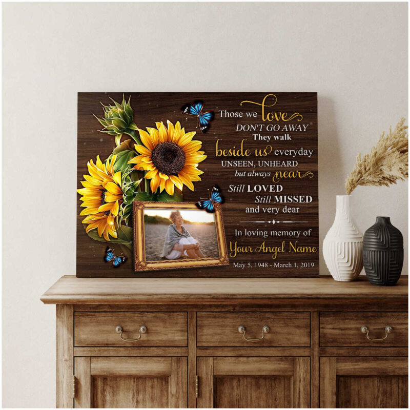Custom Canvas Prints Personalized Gifts Memorial Photo Gifts Those we love Wall Art Decor Ohcanvas