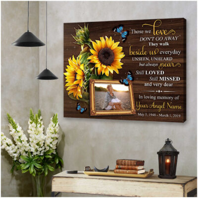 Custom Canvas Prints Personalized Gifts Memorial Photo Those We Love