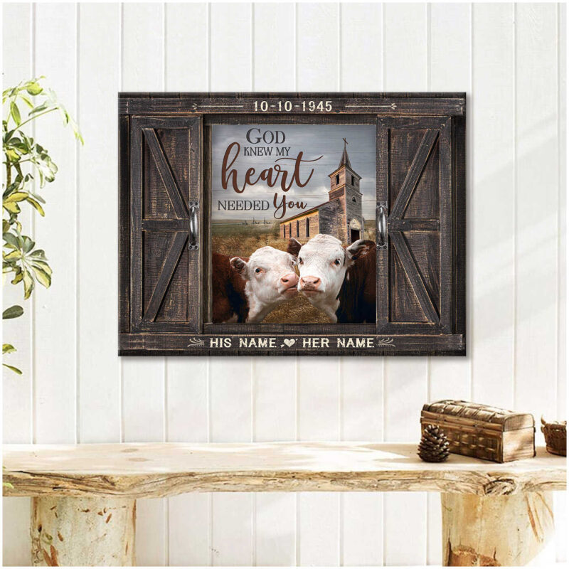 Custom Canvas Personalized Wood Prints Anniversary Wedding Gifts Of Loving Couple Farmhouse Wall Art Decor Ohcanvas Illustration 4