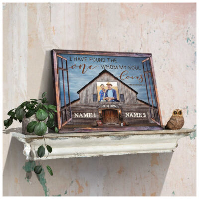 Custom Canvas Prints Personalized Anniversary Gifts Photo Wedding Farmhouse Wall Art Decor Ohcanvas Illustration 1