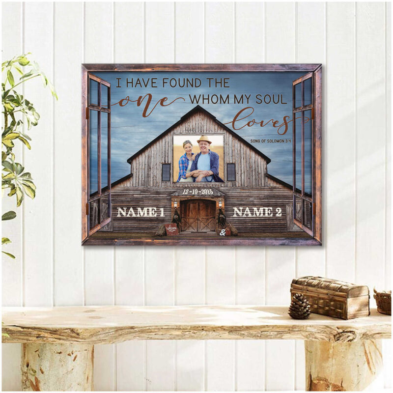 Custom Canvas Prints Personalized Anniversary Gifts Photo Wedding Farmhouse Wall Art Decor Ohcanvas Illustration 3