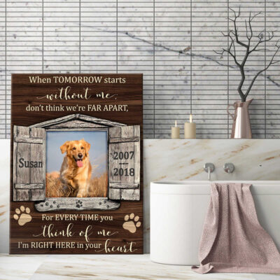 Custom Canvas Prints Personalized Gifts Memorial Pet Photo