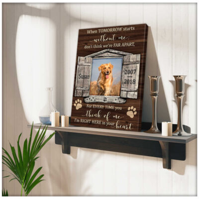 Custom Canvas Prints Personalized Gifts Memorial Pet Photo Illustration 3