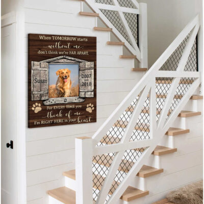 Custom Canvas Prints Personalized Gifts Memorial Pet Photo Illustration 4