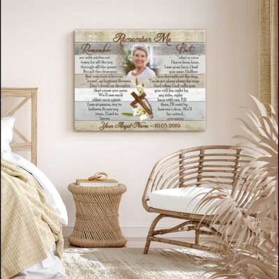 Personalized Custom Canvas Prints Gifts Memorial For Wall Art Decor