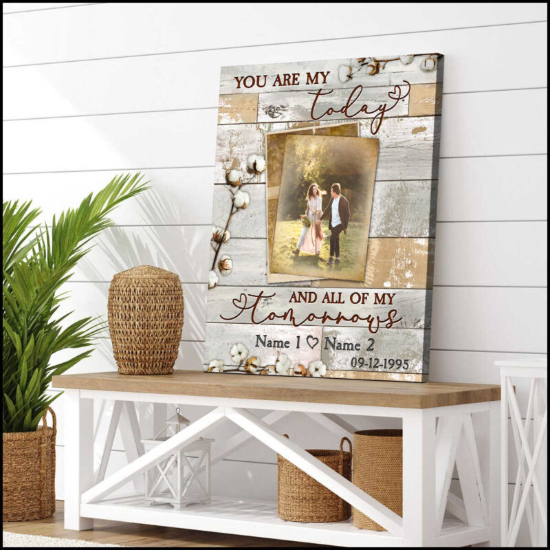 Personalized Canvas Prints Wedding Anniversary Gifts Ohcanvas Illustration 4