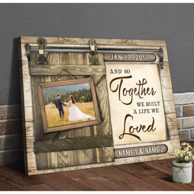 Custom Canvas Prints Wedding Anniversary Gifts Personalized Life We Loved Photo Gifts Ohcanvas Illustration 4