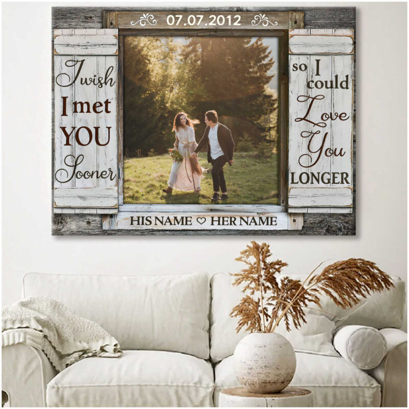 Custom Canvas Prints For Anniversary Gifts