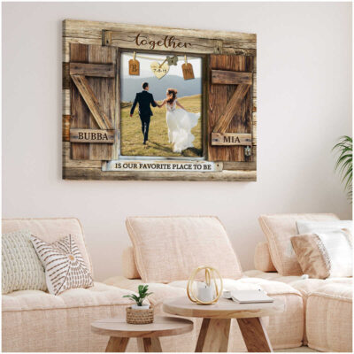 Customized Print Canvas As Wedding Gifts For Couples