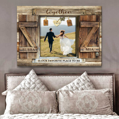 Customized Print Canvas As Wedding Gifts For Couples