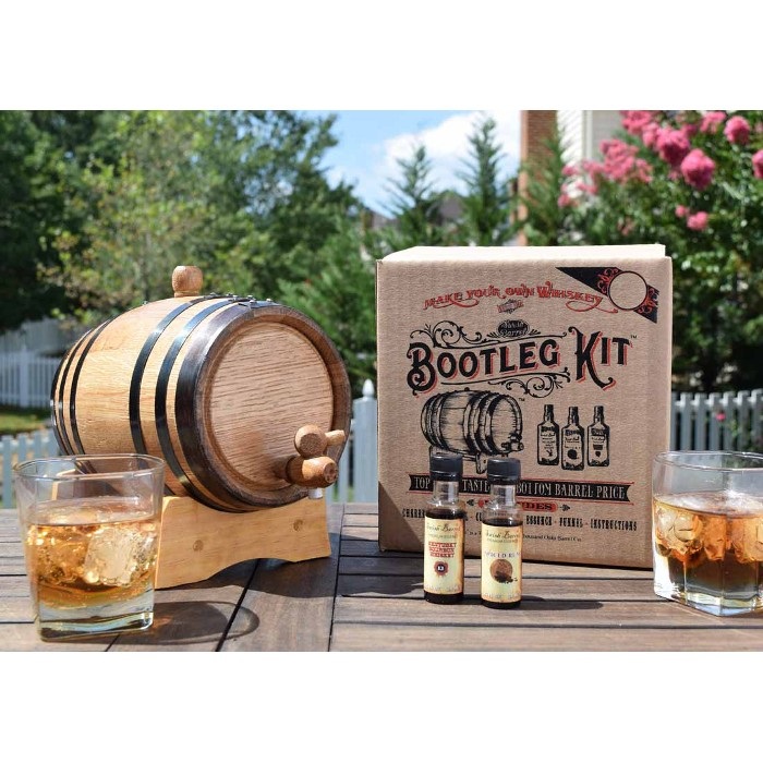 housewarming gift ideas for men - Whiskey-making bootleg kit