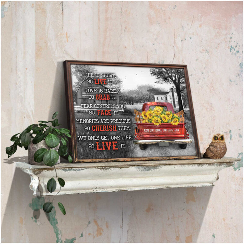 Custom Canvas Prints Personalized Gifts For Farmhouse Wall Decor