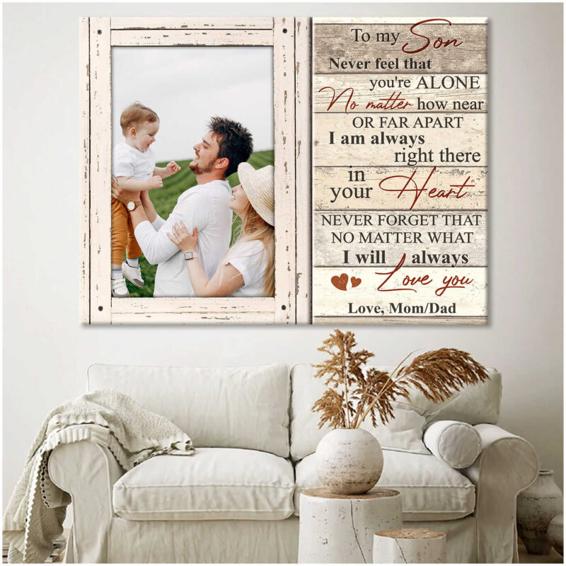 Custom Wall Canvas Print As A Special Gift For Your Son