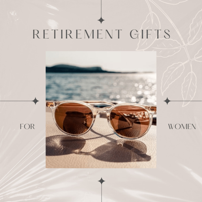 Sunglasses - retirement gift ideas for women.