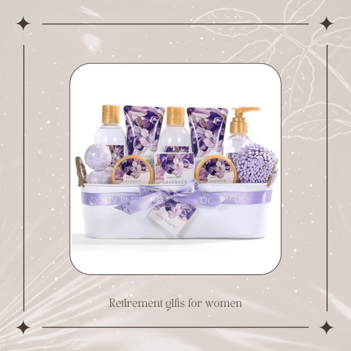 Lavender Gift Box - best retirement gifts for women.