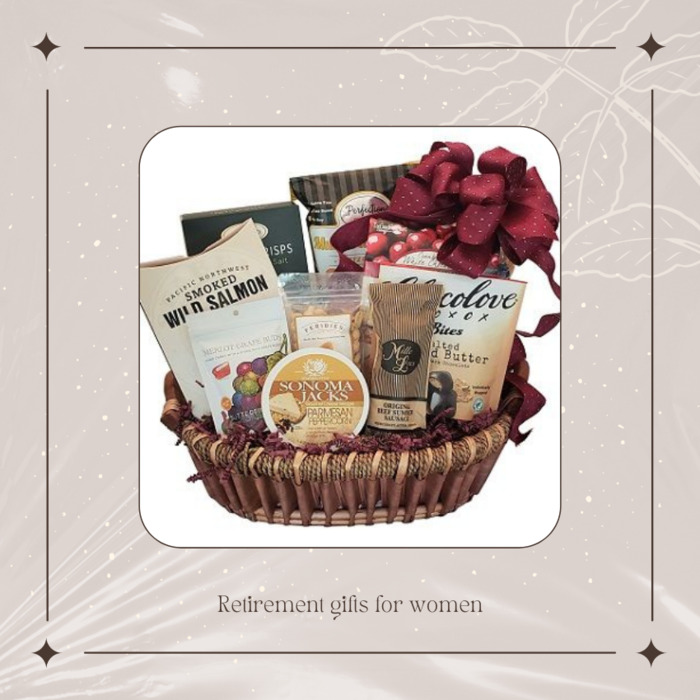 Healthy Snacks Gift Basket - best retirement gifts for women. 