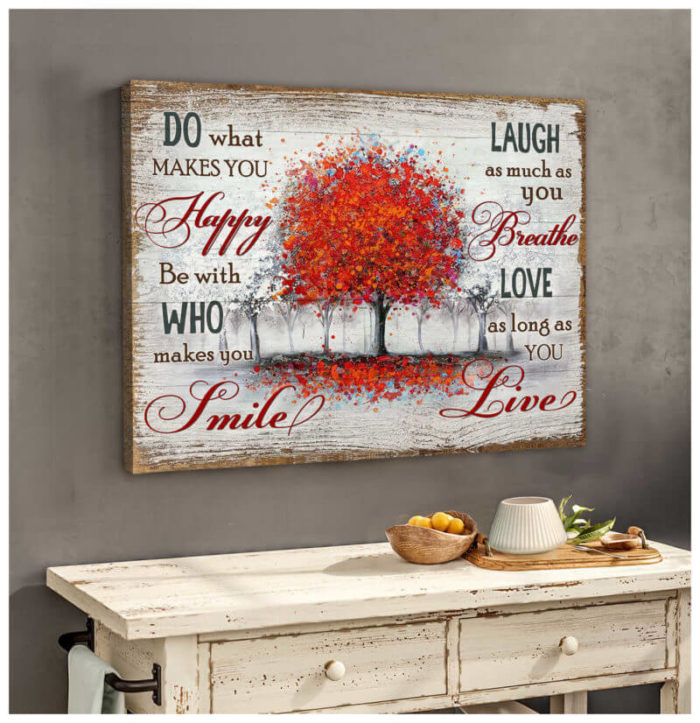 Tree Canvas Print - retirement gift ideas for a female