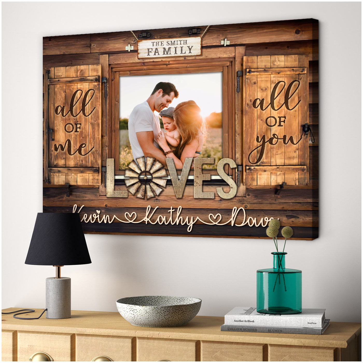 Personalized Photo Gifts All Of Me Loves All Of You Illustration 1