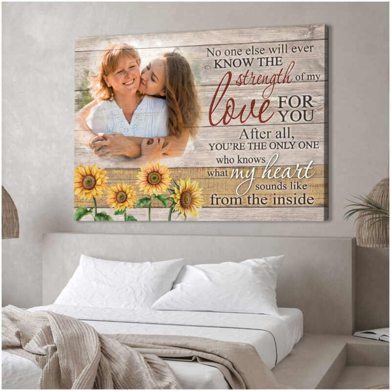 Customized Photo Gifts For Daughter And Mom Sweet Gifts For Mother Canvas Art Illustration 2