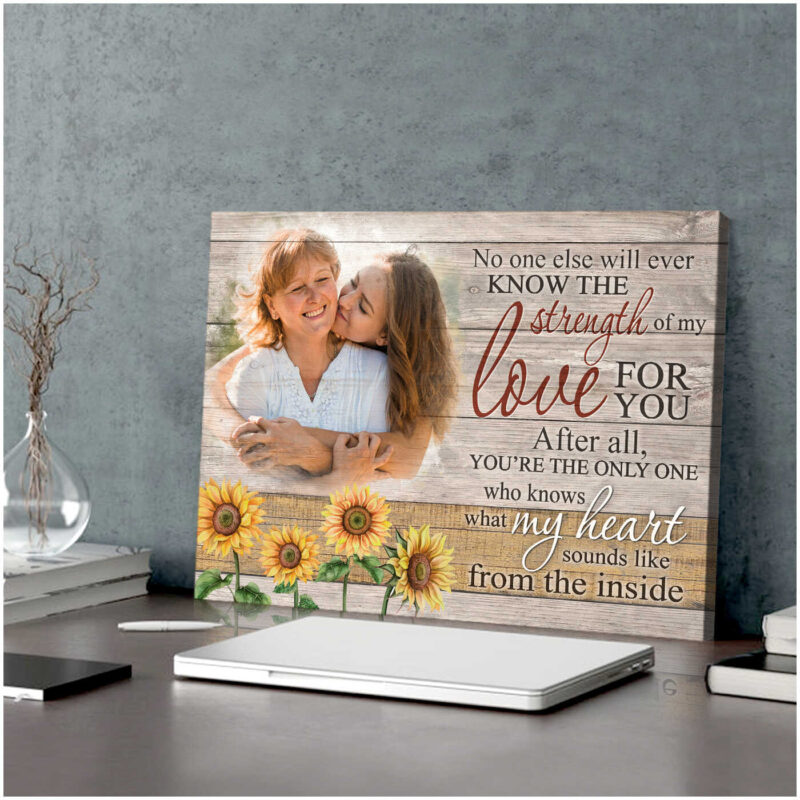 Customized Photo Gifts For Daughter And Mom Sweet Gifts For Mother Canvas Art Illustration 3