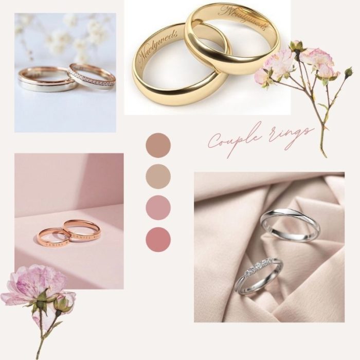 Give rings as a thoughtful gift for parents on wedding day