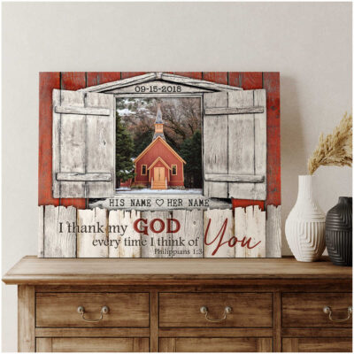 Custom Canvas Prints Wedding Anniversary Gifts Window Winter Church Ohcanvas Illustration 2