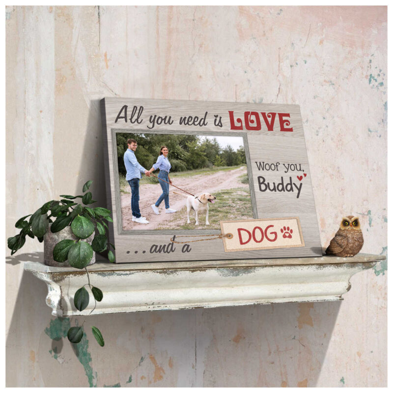 Personalized Custom Canvas Prints Photo Dog For Gift 
