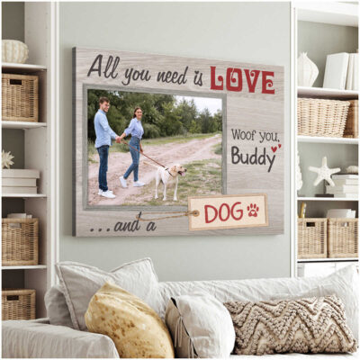 Personalized Custom Canvas Prints Photo Dog For Gift