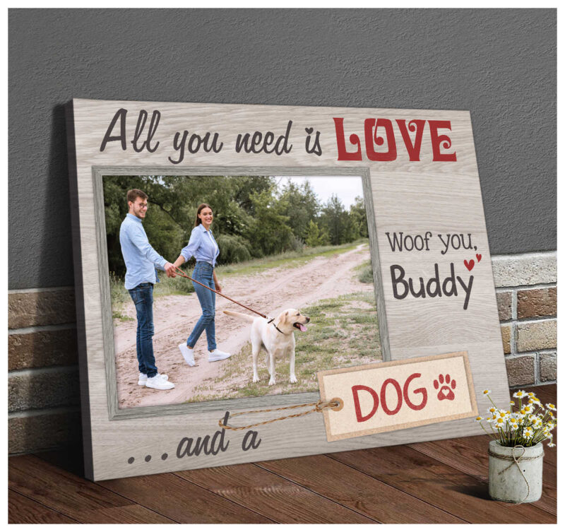 Personalized Custom Canvas Prints Photo Dog For Gift 