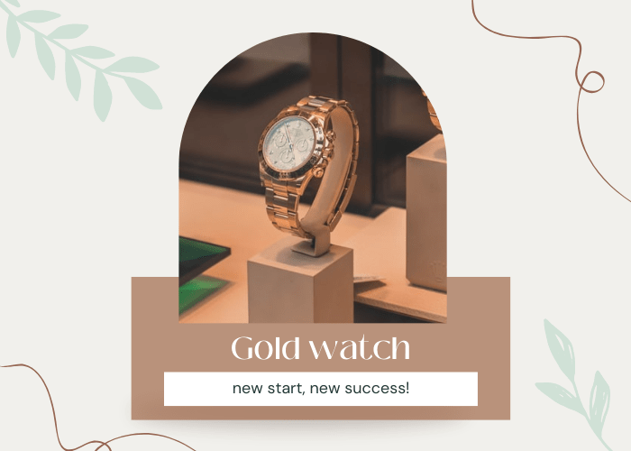 Luxury 50Th Wedding Anniversary Gifts Gold Watch