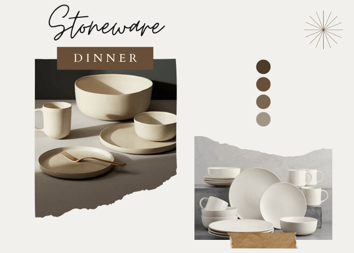 Unique 50 Year Anniversary Gifts Stoneware Set For Best Friend