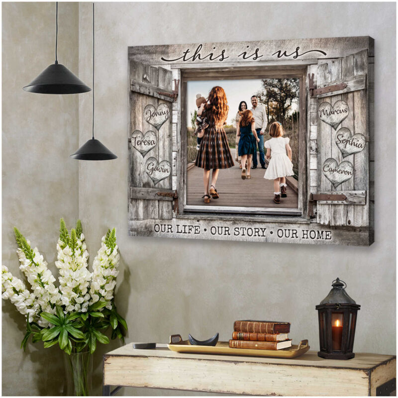 Custom Canvas Prints Personalized Photo Gifts Family For Wall Art Decor